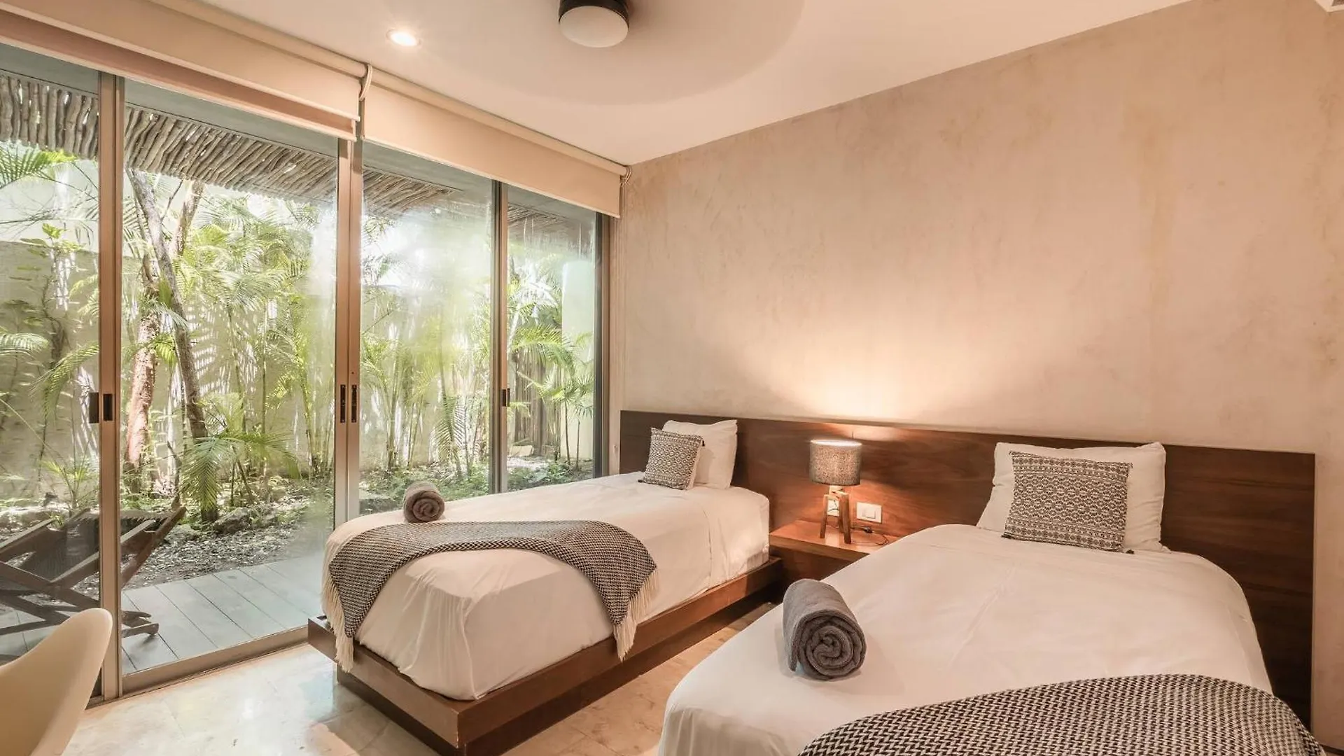 Monet - Free Beach Pass & Private Pool & 24Hrs Security Tulum Apartamento